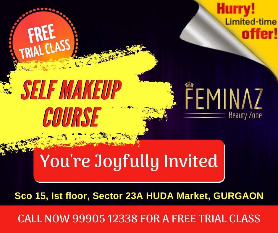 free makeup classes in gurgaon